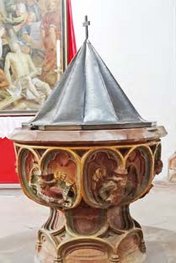 Taufbecken St. Petrus und Alexander, Aschaffenburg