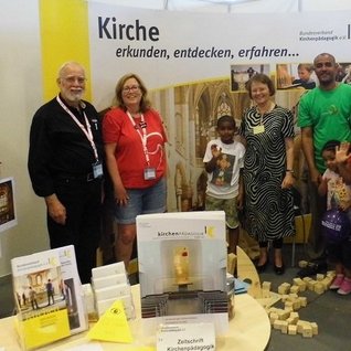 Stand auf dem Kirchentag 2017 in Berlin