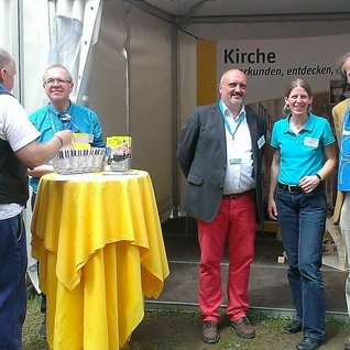 Stand auf dem Katholikentag 2014 in Regensburg